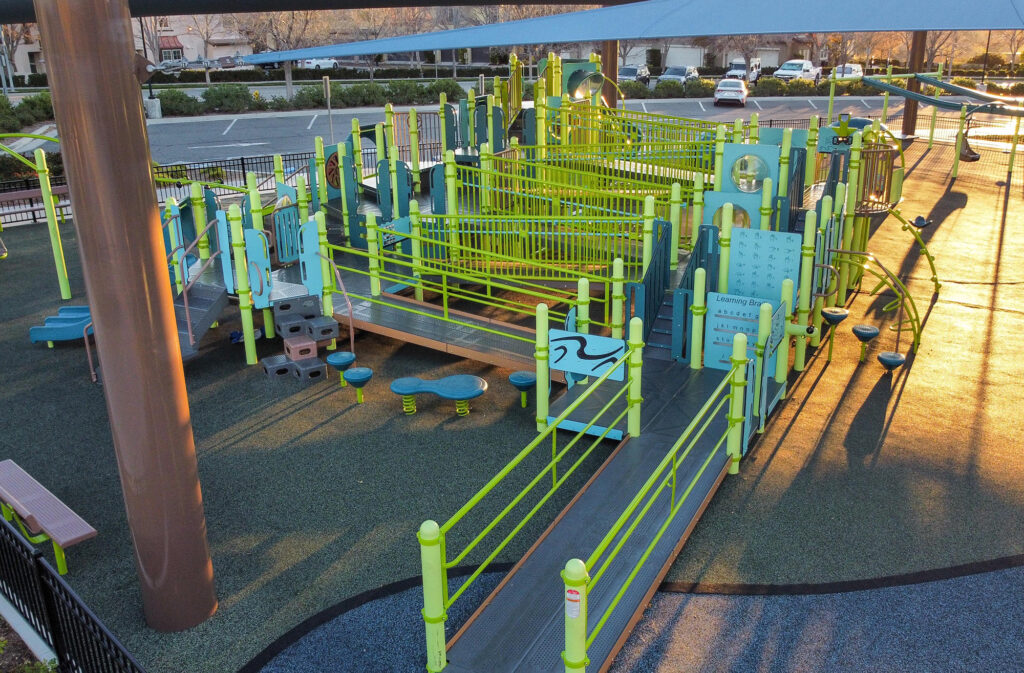 West Creek Park Inclusive Play Area - RecWest Outdoor Products